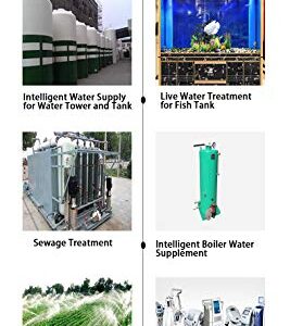 Taidacent Fully Automatic Water Level Controller Water Tank Automatic Filling System Water Pump Controller with Three Non Contact Water Level Sensors