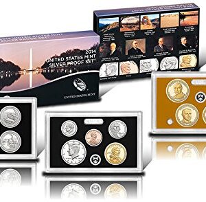 2014 S Silver US Proof Set Cameo Finish Proof