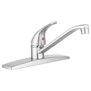 dura faucet df-nmk600-sn rv swivel kitchen sink faucet (brushed satin nickel)