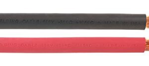 #2 Gauge AWG - Flex-A-Prene® - Welding/Battery Cable - Black & Red - 600 V - Made in USA (25 FEET OF EACH COLOR)