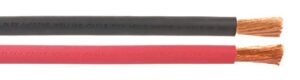 #2 gauge awg - flex-a-prene® - welding/battery cable - black & red - 600 v - made in usa (25 feet of each color)