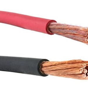 #2 Gauge AWG - Flex-A-Prene® - Welding/Battery Cable - Black & Red - 600 V - Made in USA (25 FEET OF EACH COLOR)