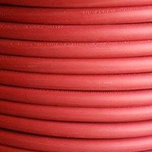 3/0 Gauge AWG - Flex-A-Prene - Welding/Battery Cable - Red - 600 V - Made in USA (10 FEET)