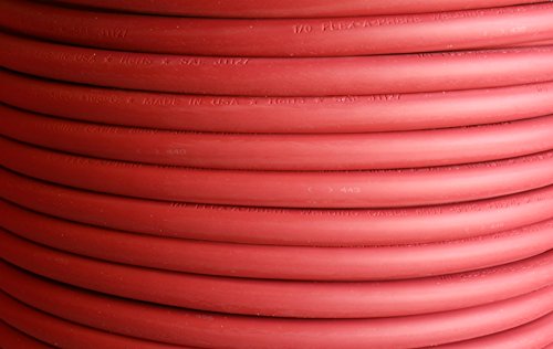 3/0 Gauge AWG - Flex-A-Prene - Welding/Battery Cable - Red - 600 V - Made in USA (10 FEET)