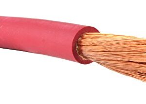 1/0 Gauge AWG - Flex-A-Prene® - Welding/Battery Cable - Red - 600 V - Made in USA (100 FEET)