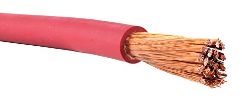 1/0 Gauge AWG - Flex-A-Prene® - Welding/Battery Cable - Red - 600 V - Made in USA (100 FEET)