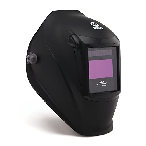 Miller 282000 Digital Performance Welding Helmet, Auto-Darkening Welding Helmet, Clearlight 2.0, Black