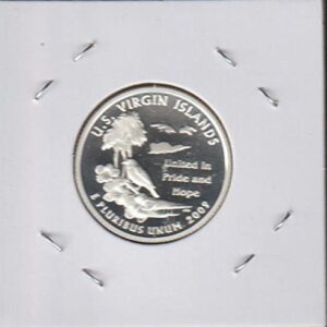 2009 S Washington State Quarter Virgin Islands Quarter Superb Gem Proof DCAM US Mint