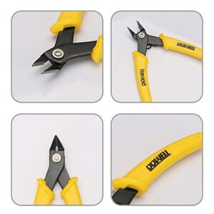 DOWELL Micro Cutter Flush Cutter Soft Wire Cutters Professional Cutting Copper And Aluminum Wire Cables