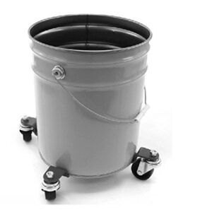 Drum Dolly 5 Gallon Bucket w Swivel Casters Heavy Duty Steel Frame Easy Rolling