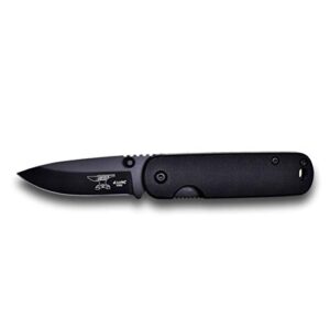 anvil bladesmiths ® - pivot g-10 - folding pocket knife, blackout