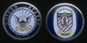 uss ranger cv-61 (enlisted) challenge coin