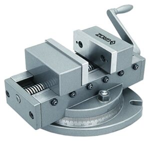 groz 35040 4" precision self centering vise, with milled slot