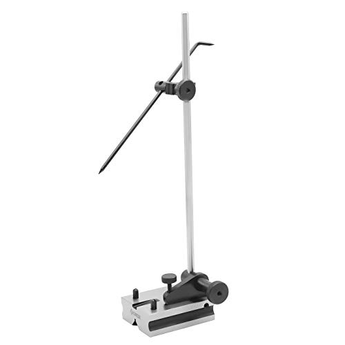 Groz Universal Surface Gauge | Scriber Length: 7-inch | Spindle Length: 12-inch with Extra 9-inch Spindle | Accurately Scribe Lines & Transfer Measurements | #03201