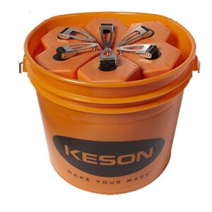 Keson P100BKT Chalk Line Reel, 1.5mm String, 2-4-Ounce Capacity, 100-Foot (30-Pack)