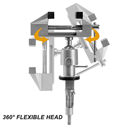 Fasmov Swivel 3" Universal Table Vise Tilts Rotate 360° Universal Work