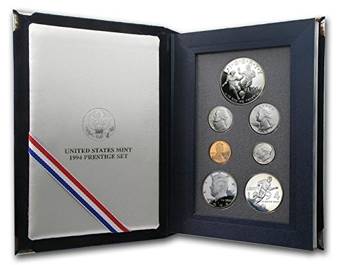 1994 P S US Prestige Proof Set 7 Coin set Soccer World Cup Proof