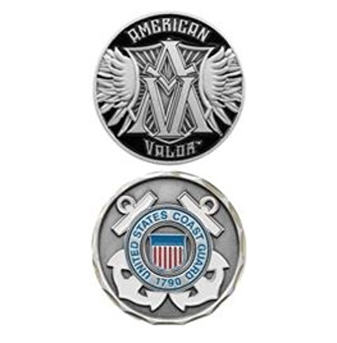 United States American Valor Coast Guard Military Challenge Coin