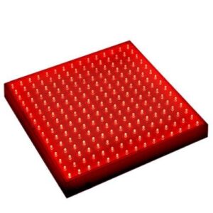 hqrp 660 nm 14w 225 led pure red grow light panel for growing flowers orchids, bonsai, hibiscus, saffrons + hanging kit