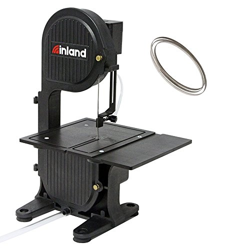 Inland Craft DB-100 Tabletop Band Saw Machine | Wet Saw Glass Stone Plastic Coral | Includes Diamond Band Saw Blade