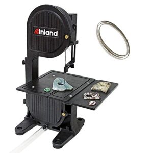 Inland Craft DB-100 Tabletop Band Saw Machine | Wet Saw Glass Stone Plastic Coral | Includes Diamond Band Saw Blade