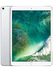 apple ipad pro 10.5in - 256gb wifi - 2017 model - silver (renewed)