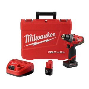 milwaukee electric tools 2504-22 m12 fuel 1/2" hammer drill kit