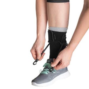 Core Products FootFlexor Foot Drop Brace for Walking, Soft Ankle Foot Orthosis for Men and Women - Medium/Large