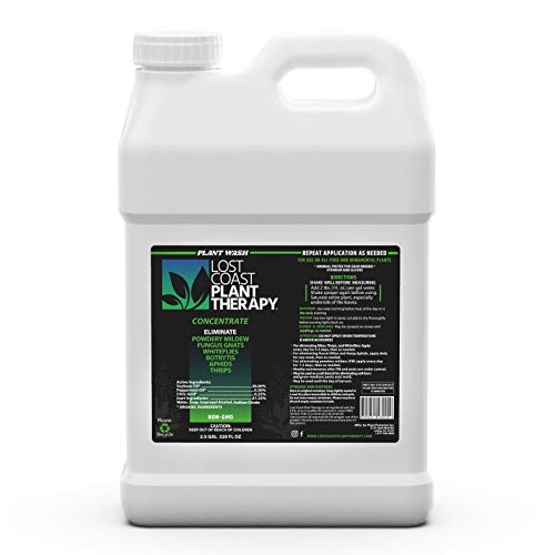 LOST COAST PLANT THERAPY New Plant Therapy Organic Fungicide, Insecticide, Miticide Natural Plant Protection Concentrate - 2.5 gallon