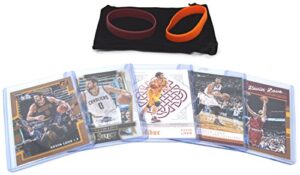 kevin love basketball cards assorted (5) bundle - cleveland cavaliers trading cards # 0