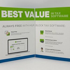 H&R Block Premium 2017 Federal + State Tax Software for Self-Employed/Rental Property Owners