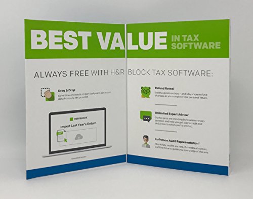 H&R Block Premium 2017 Federal + State Tax Software for Self-Employed/Rental Property Owners