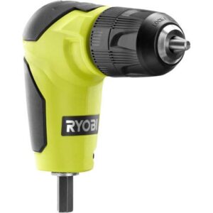 new ryobi 18 volt right angle 90 degree drill attachment 3/8" chuck a10raa1