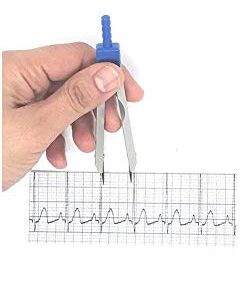 EKG ECG Caliper Electrocardiogram Divider Blue