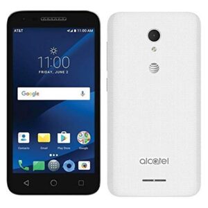 Alcatel - CAMEOX 4G LTE with 16GB Memory Cell Phone - Arctic White (AT&T)