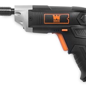 WEN 49103 3.6V Lithium-Ion Cordless Electric Screwdriver with Bits & Belt Holster
