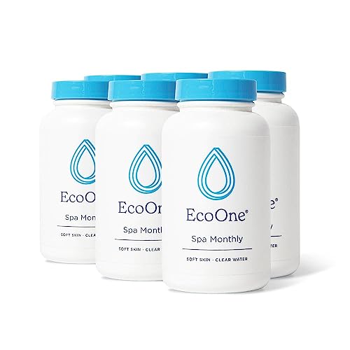 EcoOne | Hot Tub Chemical Maintenance & Supply Kit | Spa Shock & Conditioner Kit | Contains Oneshock Chlorine Tablets & SPA Monthly Conditioner | 6 Month Supply