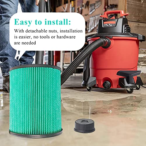 17912 H'epa Filter Replacement Fit for Cr'aftsman 9-17912 Wet/Dry Vacuum Filter with High Efficiency Particle Air