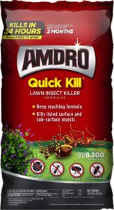 amdro 100525725 quick kill lawn insect killer granules, clear