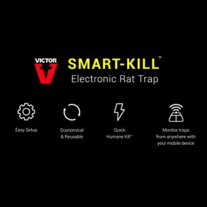 Victor M2 Smart-Kill Humane Wi-Fi Enabled Electronic Rat Trap Killer