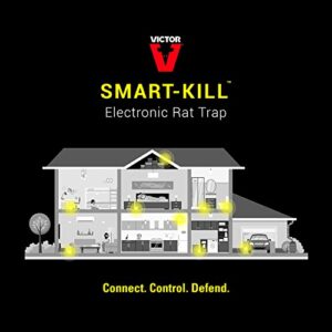 Victor M2 Smart-Kill Humane Wi-Fi Enabled Electronic Rat Trap Killer