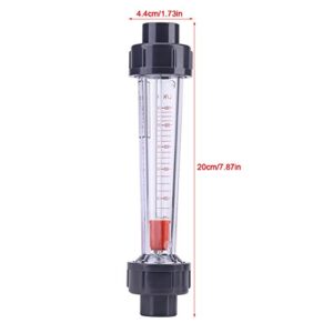 100-1000L/H Plastic Tube Type Water Rotameter Instantaneous LZS-15 Liquid Flow Meter Float Double Thread Female Connector for DN 15 Tube