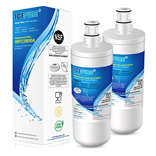 ICEPURE 3US-AF01 Under Sink Water Filter, Compatible with Standard Filtrete 3US-AF01, 3US-AS01, Whirlpool WHCF-SRC, WHCF-SUFC, WHCF-SUF, Pack of 2