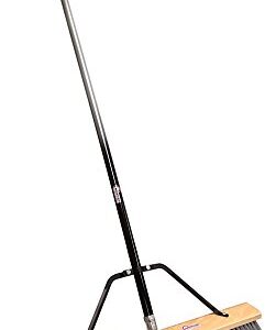 American Select Tubing Pbma24004 Heavy Duty 24" Multi-Surface Push Broom with Silver/Black Handle