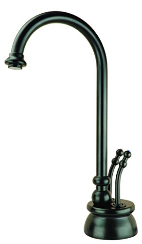 Westbrass D262HFP-12 Docalorah 10" 2-Handle Hot and Cold Water Dispenser Faucet with Instant Hot Water Tank System, Oil Rubbed Bronze