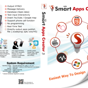 Smart Apps Creator 3, Easiest Way To Design App + HTML5 (One-year subscription) [Download]