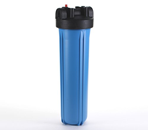 Hydronix HF45-20BLBK15PR Water Filter Housing 20" Blue 4.5" Big Body Size - 1.5" Ports w/PR