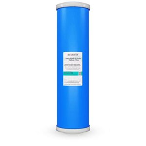 bb water filters - gac 20bb granular activated carbon water filter size 20"x4.5" fits most standard 20 inch size housings and most whole house big blue systems.