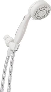 delta faucet 75701cwh 7-setting hand shower, white