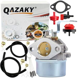 qazaky carburetor compatible with coleman powermate 4000w 5000w generator carb sears companion 5250 5500 watts 919.329150 919.32721 919329150 91932721 tecumseh 8hp 10hp hm100 lh318xa lh358ea lh358xa